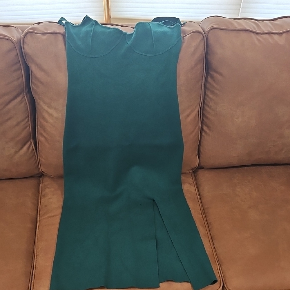 Abercrombie & Fitch Midi Green Dress